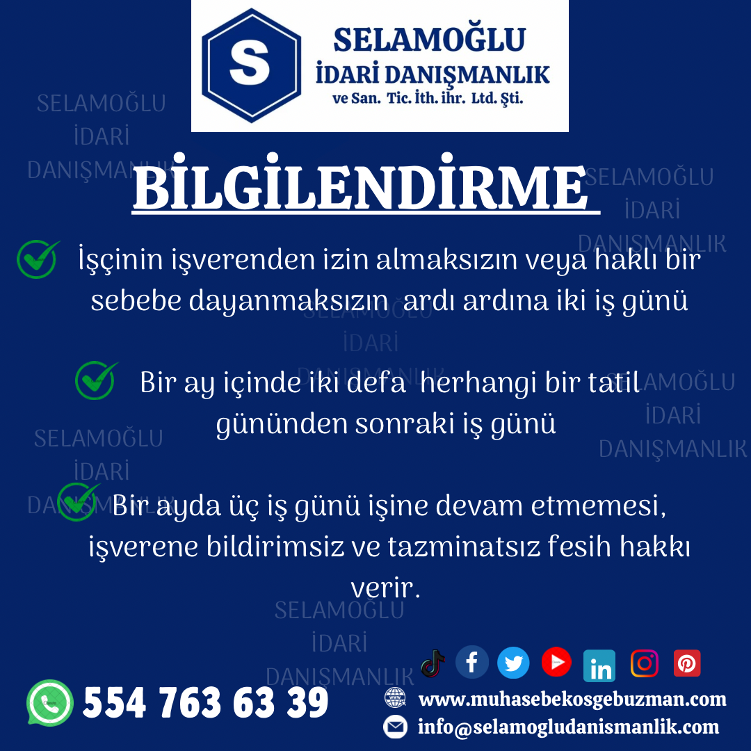 BİLGİLENDİRME !