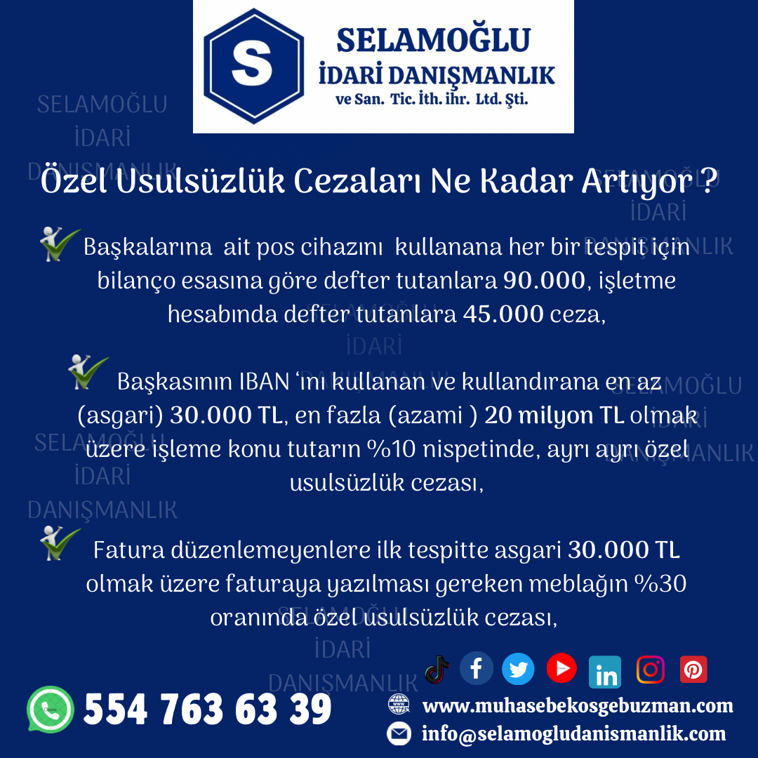 Özel Usulsüzlük Cezaları Ne Kadar Artıyor ?