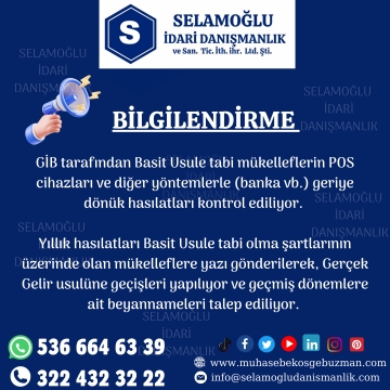 BİLGİLENDİRME !!